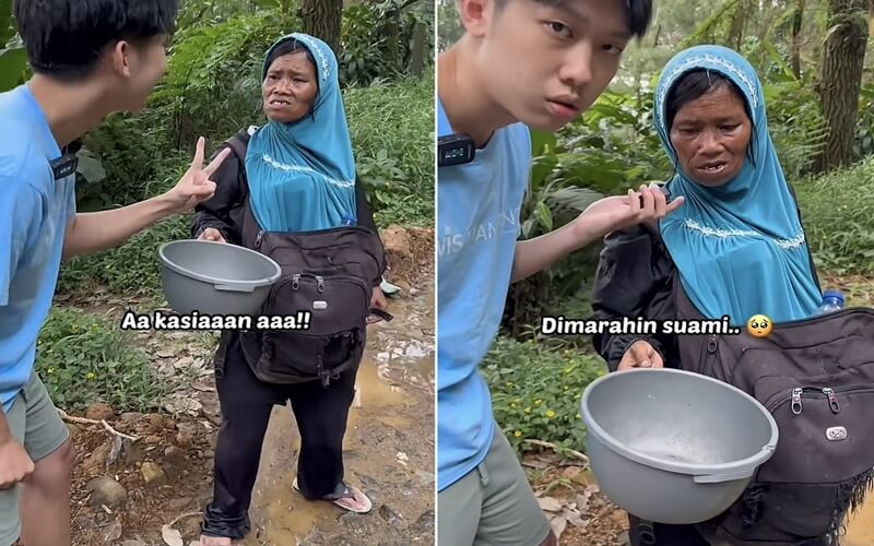 Kisah Sedih di Balik Viral Ibu Pengemis Aa Kasihan Aa